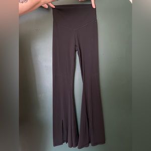 Aerie flare leggings, black, size small, short inseam